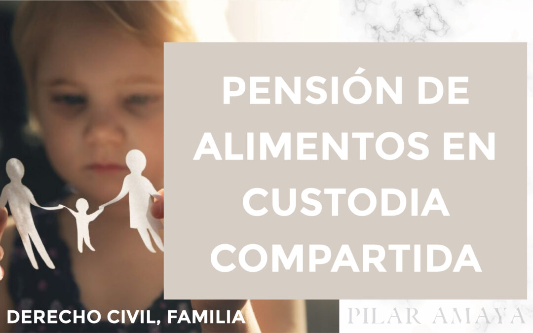 Pensión de alimentos en Custodia Compartida